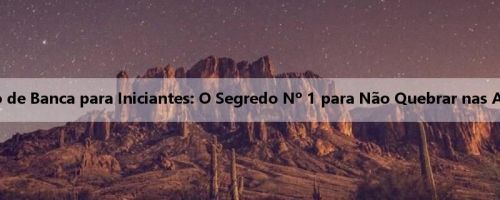 Gestão de Banca para Iniciantes: O Segredo Nº 1 para Não Quebrar nas Apostas
