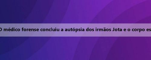 As folhas caídos voltam às suas raízes, Effie: O médico forense concluiu a autópsia dos irmãos Jota e o corpo está sendo transportado de volta para Portugal