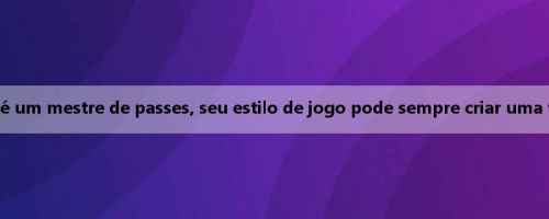 Nash: Halliburton é um mestre de passes, seu estilo de jogo pode sempre criar uma vantagem ofensiva