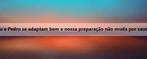 Chaloba: Delapu e Pedro se adaptam bem e nossa preparação não muda por causa do adversário Chaloba: Delapu e Pedro se adaptam bem e nossa preparação não muda por causa do adversário