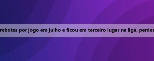 Li Yuelu teve uma média de 9,3 rebotes por jogo em julho e ficou em terceiro lugar na liga, perdendo apenas para Reese e Stevens