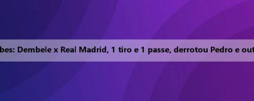 Seleção da Copa do Mundo de Clubes: Dembele x Real Madrid, 1 tiro e 1 passe, derrotou Pedro e outros e foi eleito MVP das semifinais